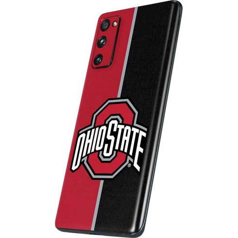 Ohio State University OSU Buckeyes Split Galaxy S20 Fan Edition Skin